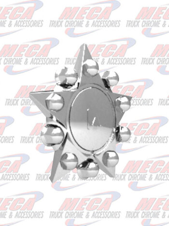 NOVA 22.5 FRONT WHEEL KIT AXLE COVER 10 LUG CHR