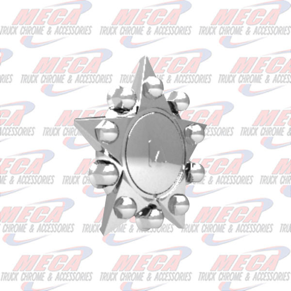 NOVA 22.5 FRONT WHEEL KIT AXLE COVER 10 LUG CHR