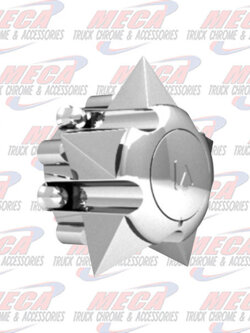 NOVA 22.5 REAR WHEEL KIT AXLE COVER 10 LUG CHR