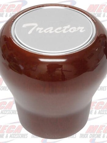 KNOB TRACTOR WOOD LARGE