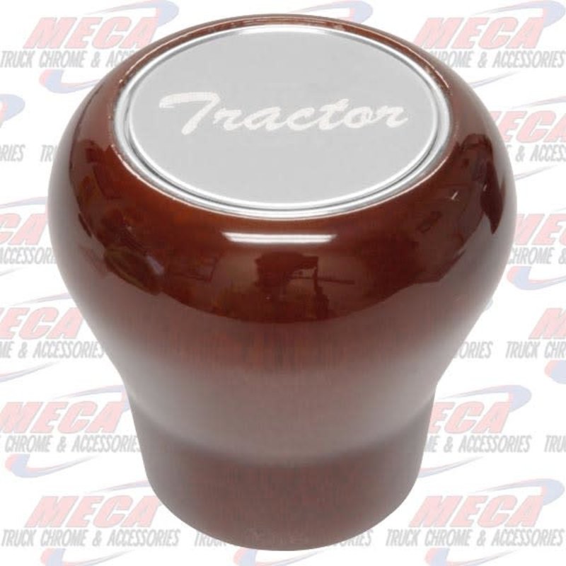 KNOB TRACTOR WOOD LARGE
