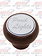 PANEL LIGHT SMALL WOOD DASH KNOB W/ S/S PLAQUE