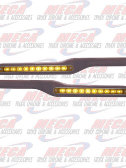 WOOD ARMREST PB SET W/ AMBER LEDS 2001 & DOWN