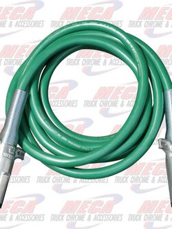ELECTRIC TRAILER CABLE 7 WAY STRAIGHT GREEN 15'