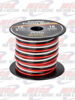 16GA PARALLEL PRIMARY WIRE, 3 WIRES, 25FT/ROLL