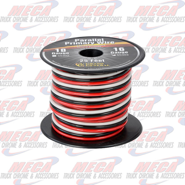16GA PARALLEL PRIMARY WIRE, 3 WIRES, 25FT/ROLL