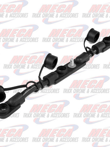 Battery Cables - Molded With Caps, 2/0 GA, 14", Bl