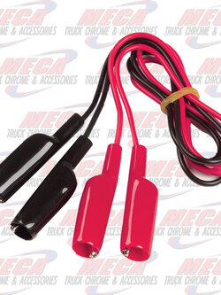 LEAD WIRES, INSULATED, 30", BLACK & RED