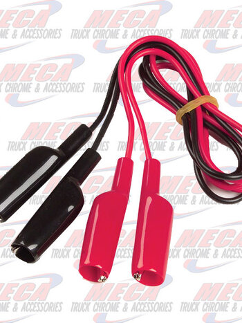 LEAD WIRES, INSULATED, 30", BLACK & RED