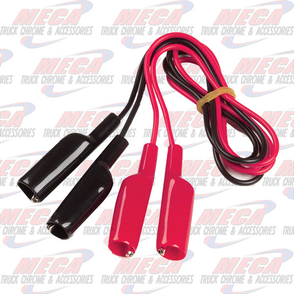 LEAD WIRES, INSULATED, 30", BLACK & RED