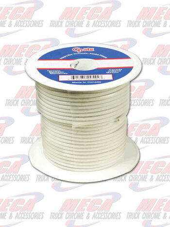 PRIMARY WIRE, 14 GAUGE, WHITE, 100 FT SPOOL