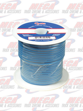 PRIMARY WIRE, 14 GAUGE, BLUE, 100 FT SPOOL