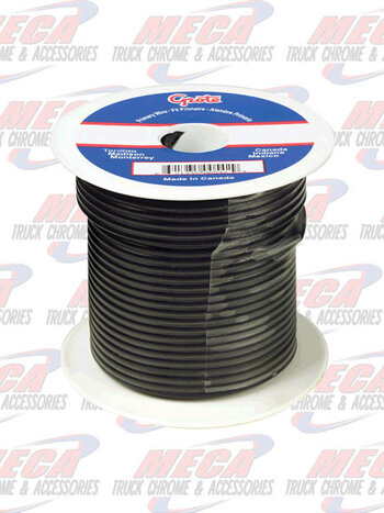 PRIMARY WIRE, 16 GAUGE, BLACK, 100 FT SPOOL