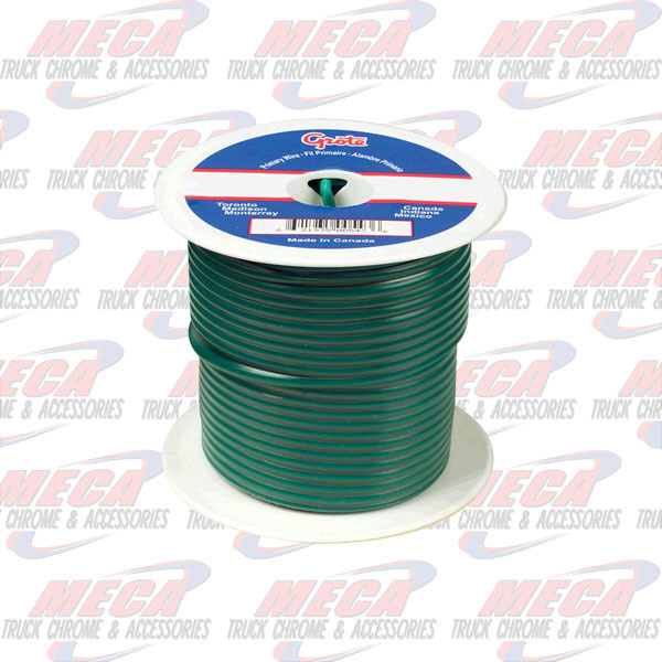 PRIMARY WIRE, 14 GAUGE, GREEN, 25 FT