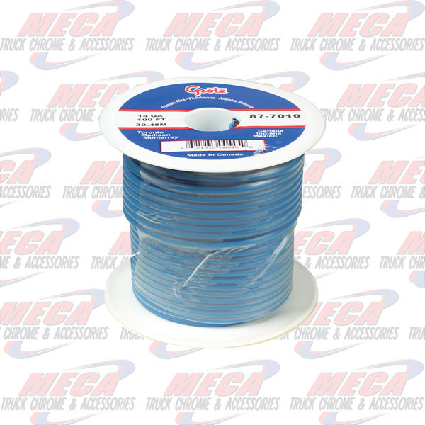 PRIMARY WIRE, 14 GAUGE, BLUE, 25 FT SPOOL