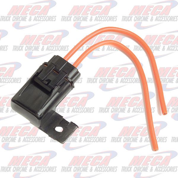 ATO FUSE HOLDER, 12 GA, 30 AMP, w CAP & MOUNTING T