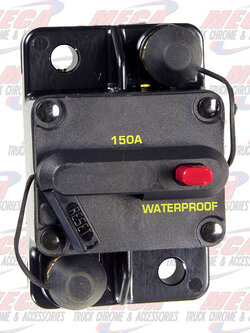CIRCUIT BREAKER, THERMAL, 150 AMP