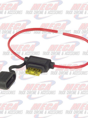 ATO/ATC FUSEHOLDER, 20 AMP, 14 GA W CAP & 20 AMP A