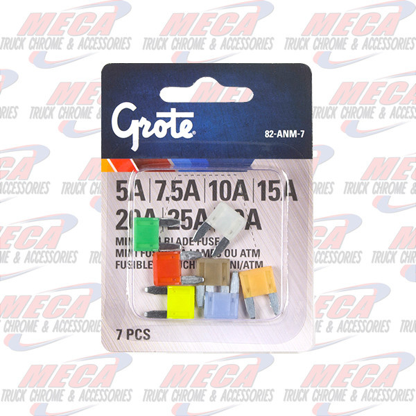 MINI Fuse Assortment, 7 PK