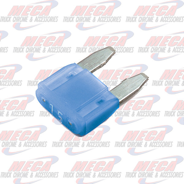 MINI Fuse w/LED, 15A, 2 PK
