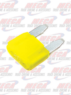 MINI Fuse w/LED, 20A, 2 PK