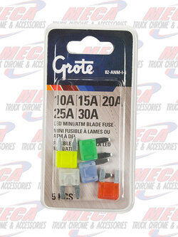 MINI Fuse LED Assortment, 5 PK