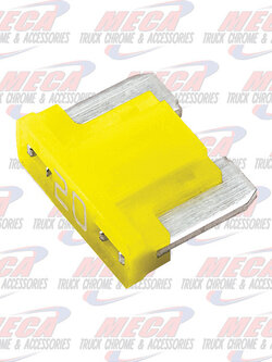 Low Profile MINI Fuse, 20A, 5 PK