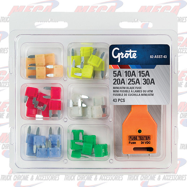 MINI Fuse Assortment, 43 PK