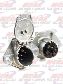 SPLIT PIN SOCKET, 7 POLE, DIE CAST