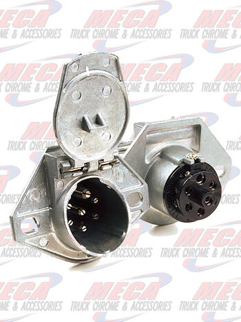 SPLIT PIN SOCKET, 7 POLE, DIE CAST