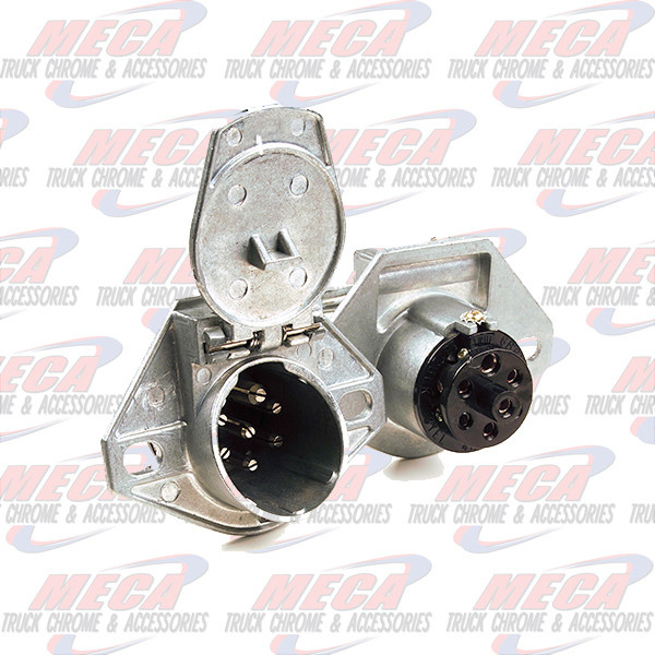 SPLIT PIN SOCKET, 7 POLE, DIE CAST