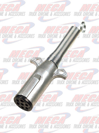 TRAILER PLUG, 7 POLE, W/GUARD, DIE CAST