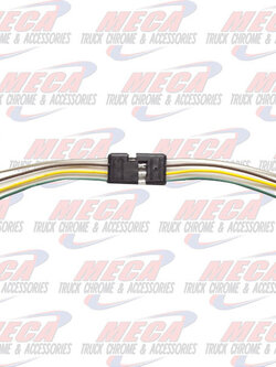 FLAT BOAT TRAILER PLUG CONNECTOR, 4 POLE, 16 GA