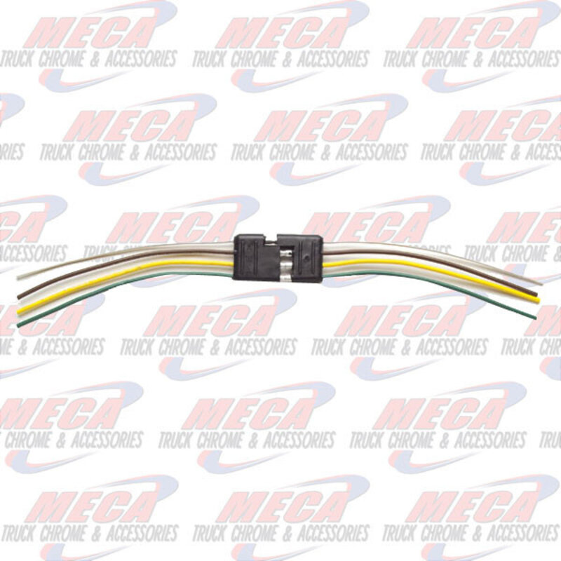 FLAT BOAT TRAILER PLUG CONNECTOR, 4 POLE, 16 GA