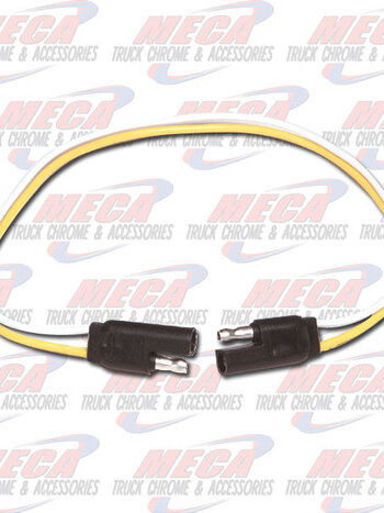 FLAT CONNECTOR, 2 POLE, 16 GA