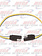 FLAT CONNECTOR, 2 POLE, 16 GA