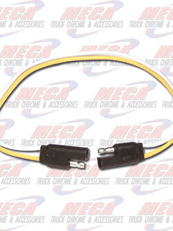 FLAT CONNECTOR, 2 POLE, 16 GA