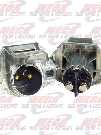 TRAILER SOCKET, 2 POLE, PK 1