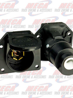 TRAILER SOCKET, 7 POLE, RV STYLE
