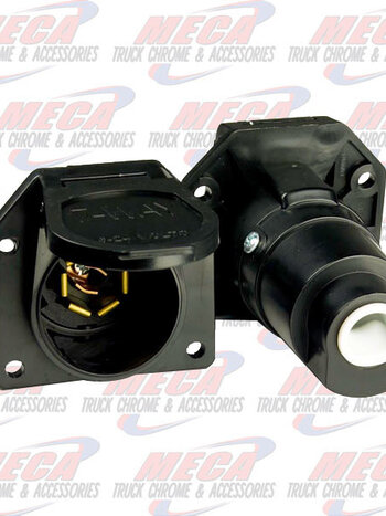 TRAILER SOCKET, 7 POLE, RV STYLE