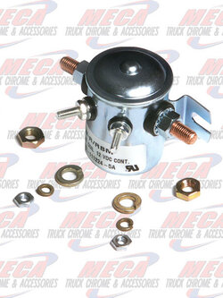 SOLENOID RELAY, 100 AMP, 12V, CONTINUOUS DUTY, 4 TERMINA