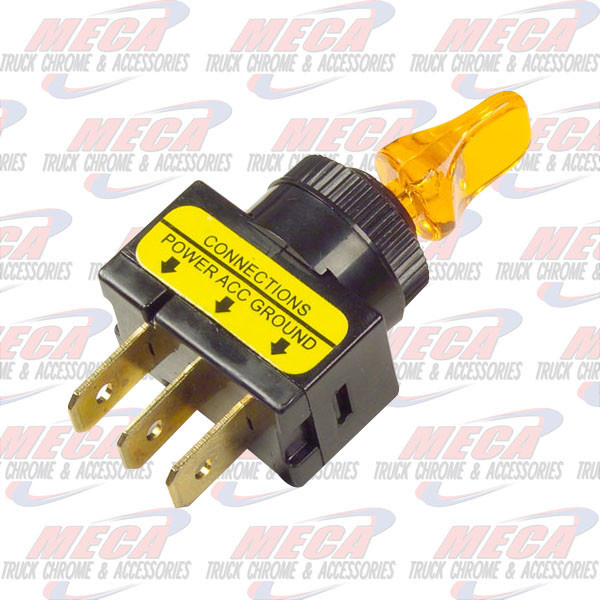 TOGGLE, ON/OFF,  D/BILL, 20 AMP, RED