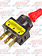 TOGGLE, ON/OFF,  D/BILL, 20 AMP, RED