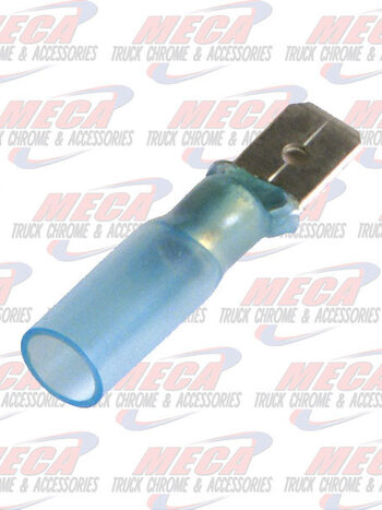 HEAT SHRINK QUICK DISCONNECT, 16-14 GA, MALE, .250