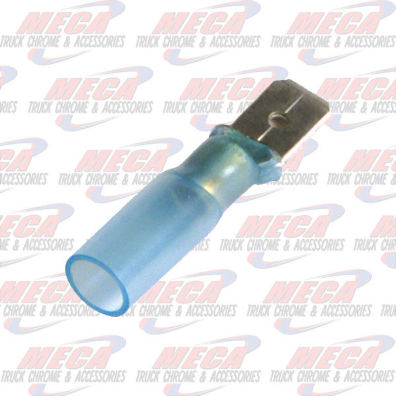 HEAT SHRINK QUICK DISCONNECT, 16-14 GA, MALE, .250