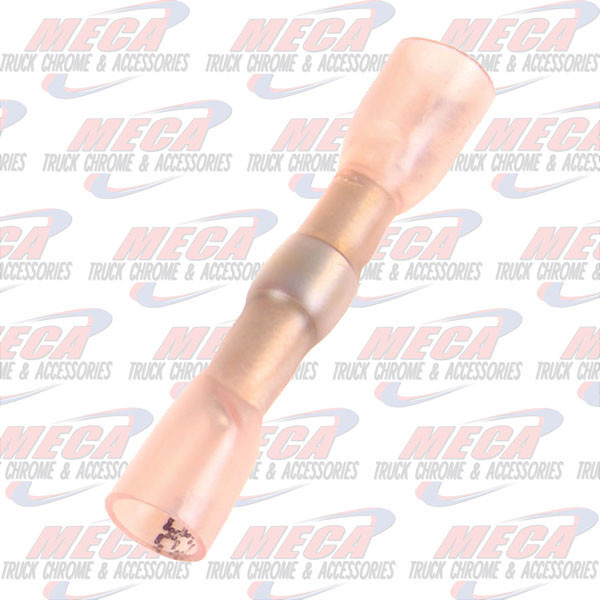 CRIMP & SOLDER BUTT, 20-18 GA, PK 100