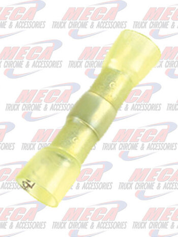 CRIMP & SOLDER BUTT, 12-10 GA, PK 100