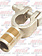 DIE CAST CLAMP, 2/0 GA, NEG, PK 1