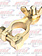 MARINE TERMINAL, BRASS, 5/16", POS, PK 1