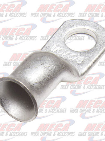 COPPER LUG, TIN, 6 GA, 1/4", PK 2